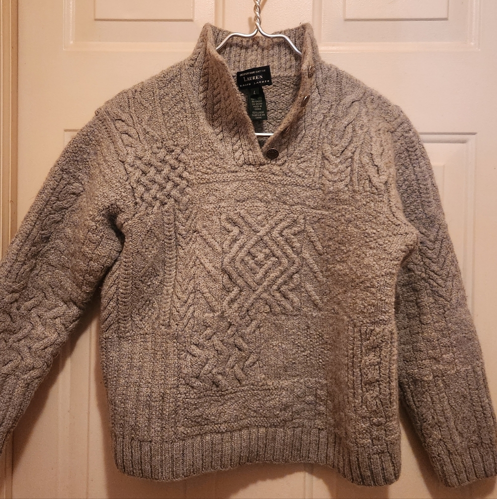 Vintage Hand Knit Ralph Lauren Sweater